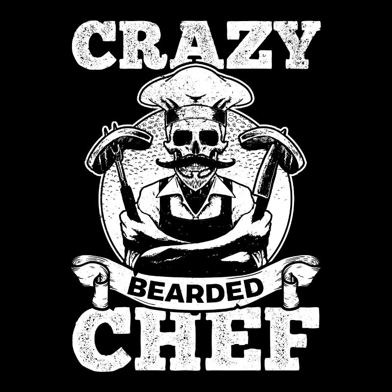 Crazy Bearded Chef Chef culinaire Crazy Chef Restau