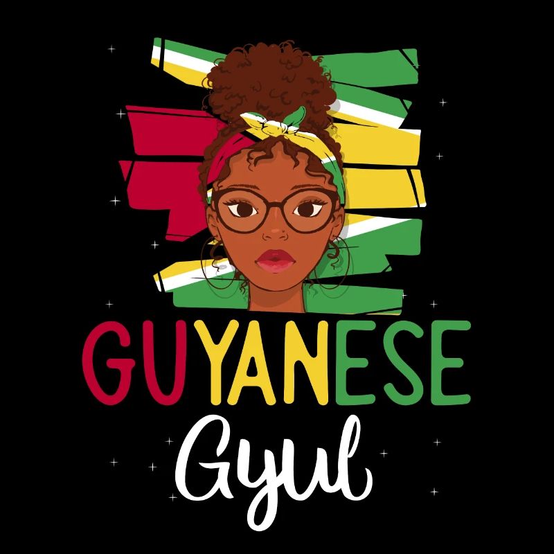 Guyana Flag Guyanais Guyanais