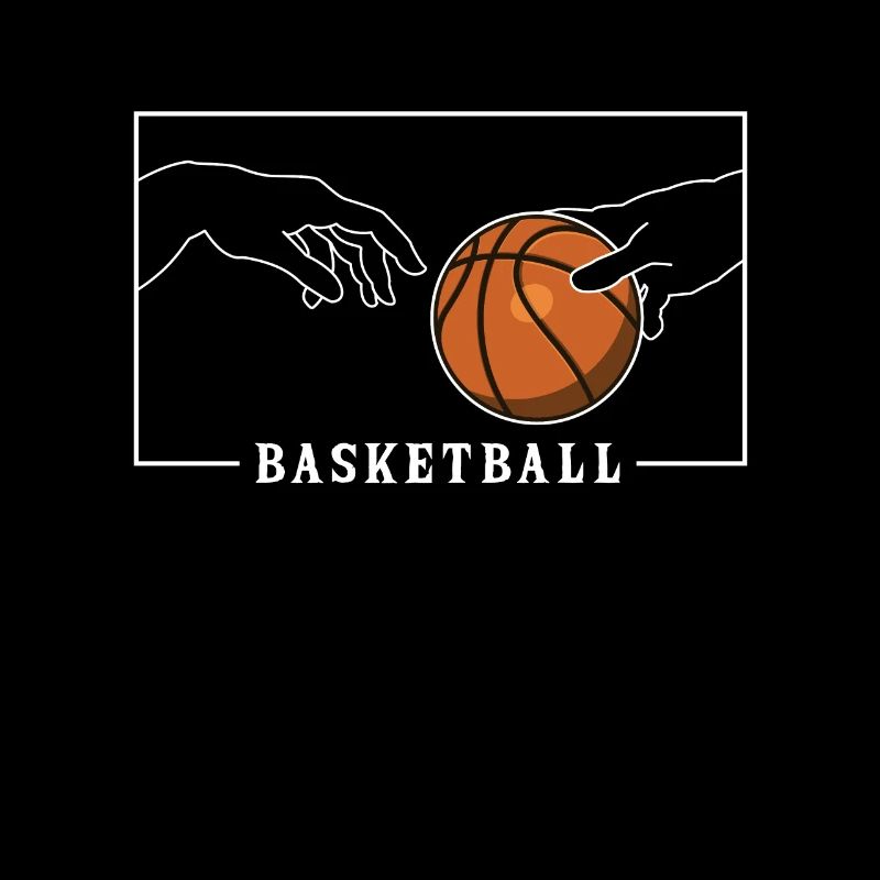 Michelangelo Création d’Adam Basketball
