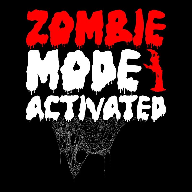 Salutations d’Halloween activées en mode zombie