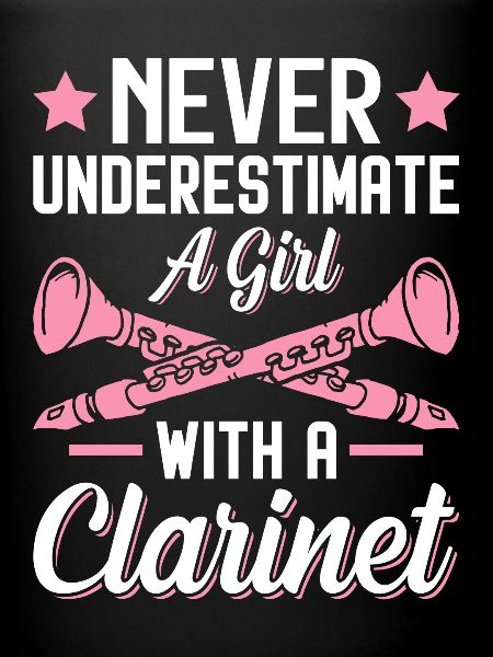 Funny player clarinetist