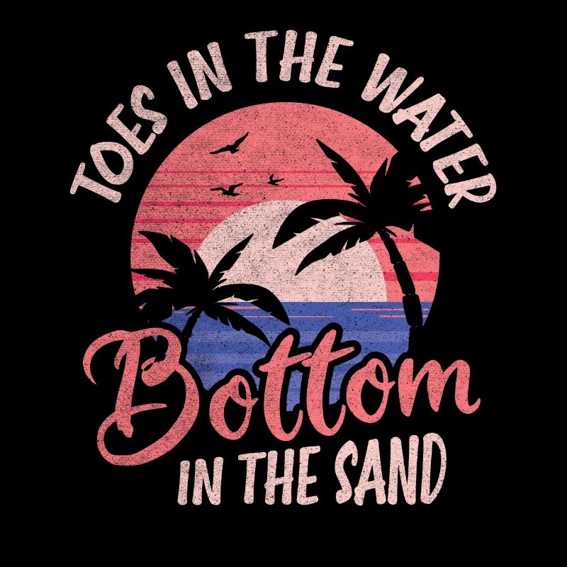 Orteils dans l’eau Fond Dans le sable Vacances à la plage