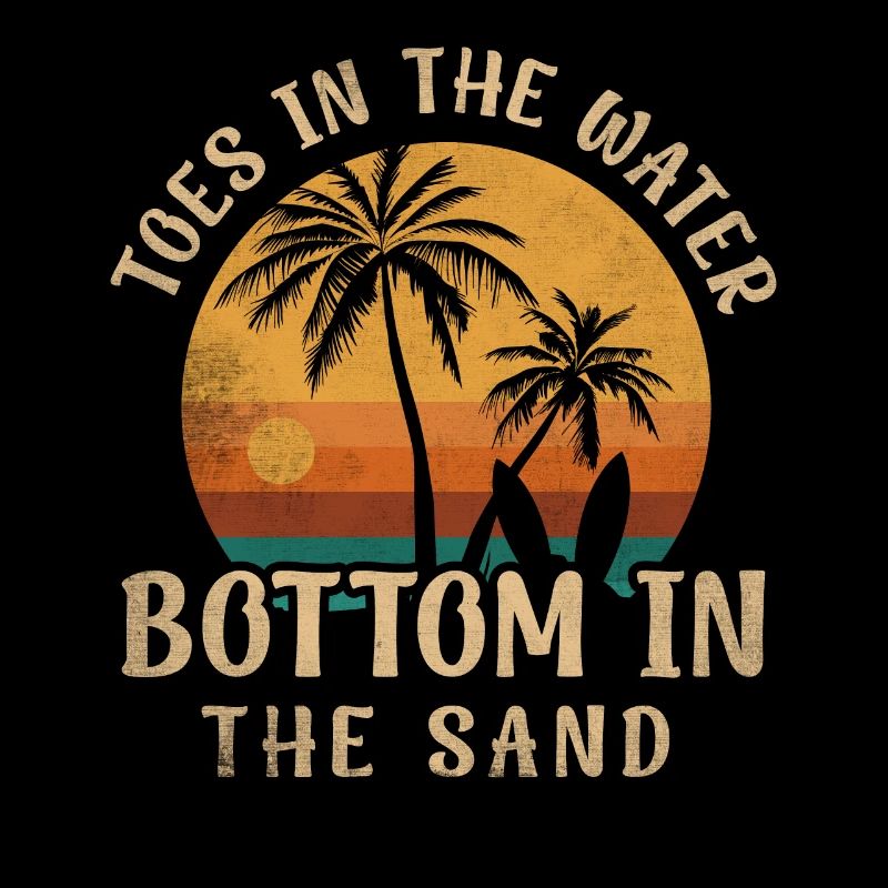 Orteils dans l’eau Fond Dans le sable Vacances à la plage