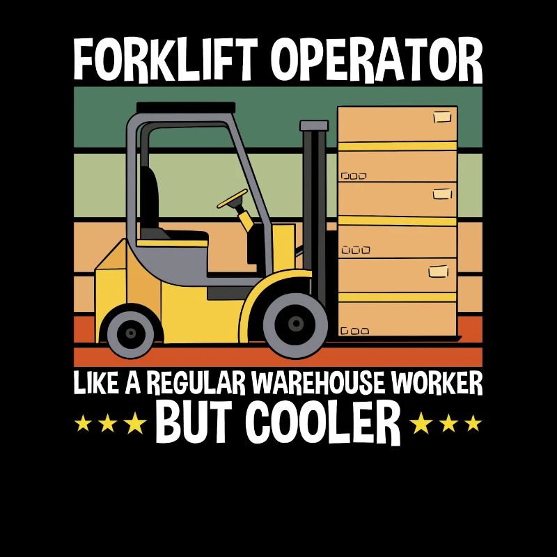 Forklift Operator Gabelstaplerfahrer