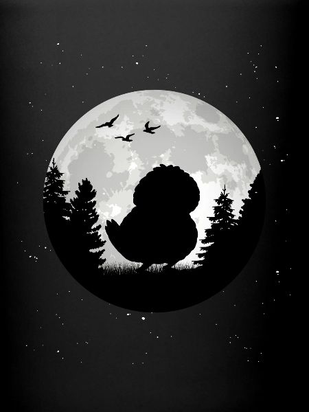 Kakapo Lune Nuit Perroquet