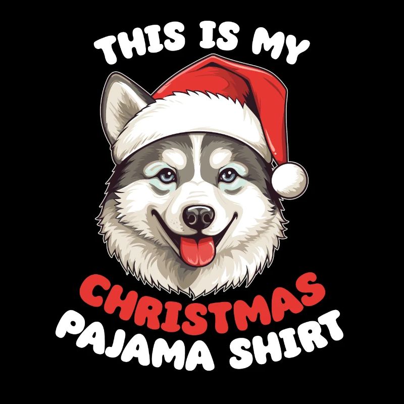 Husky Noël Pyjamas Chiens
