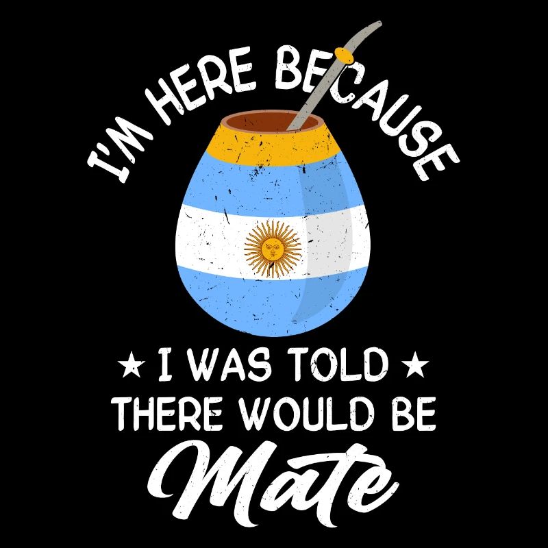 Argentinien-Flagge Argentinischer Yerba Mate Tee