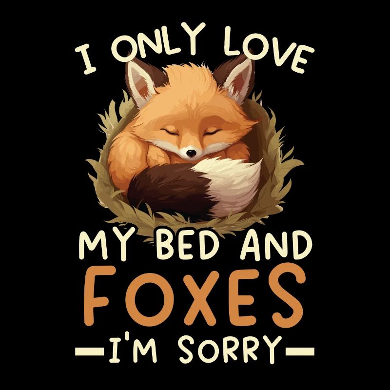 Sleeping Fox Sleepyhead Napping Sleep Fox Lover