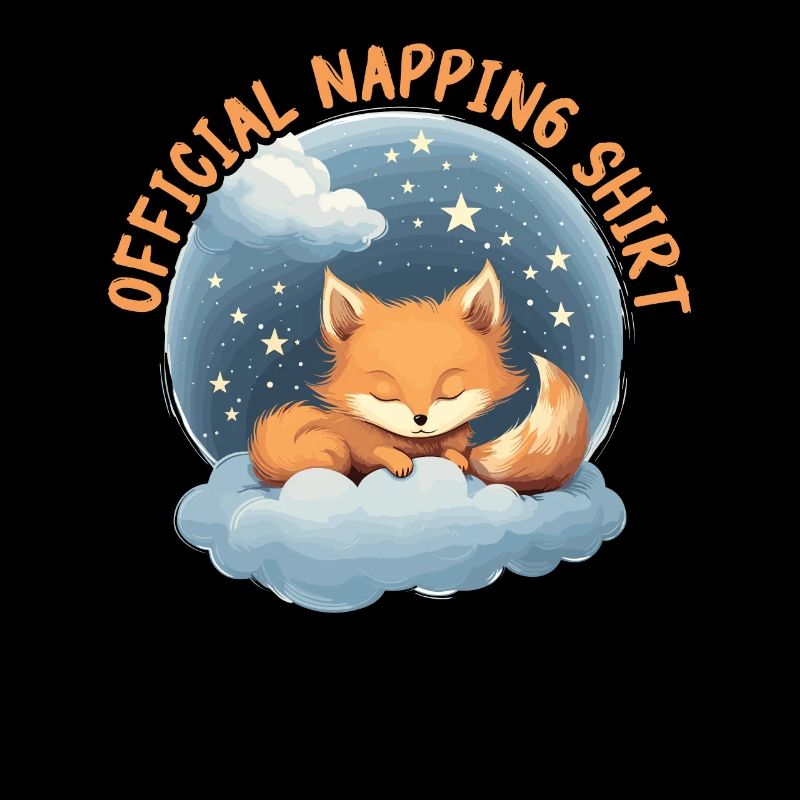 Sleeping Fox Sleepyhead Napping Sleep Fox Lover