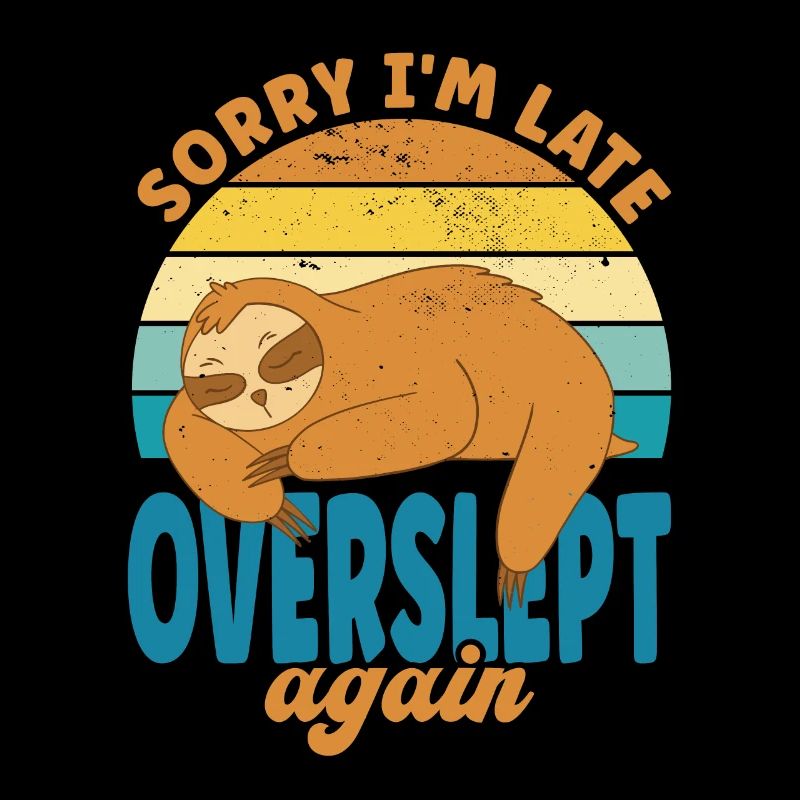Faultier Overslept