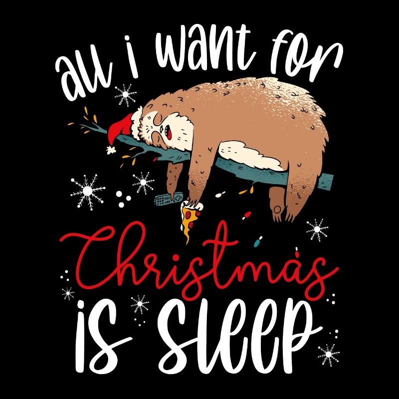 Christmas is sloth sleep
