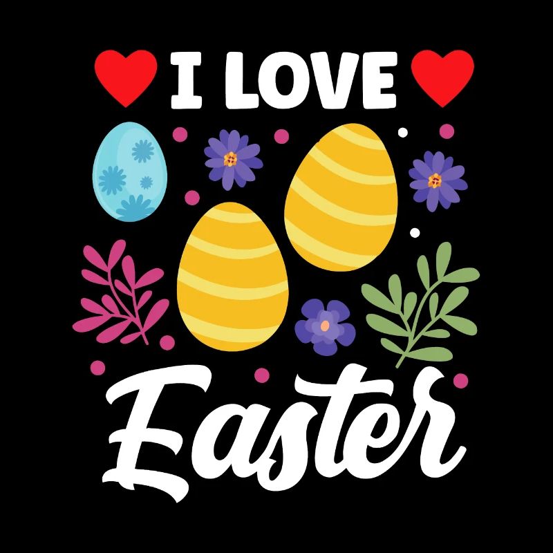 I Love Easter Bunny Happy Egg Sayings