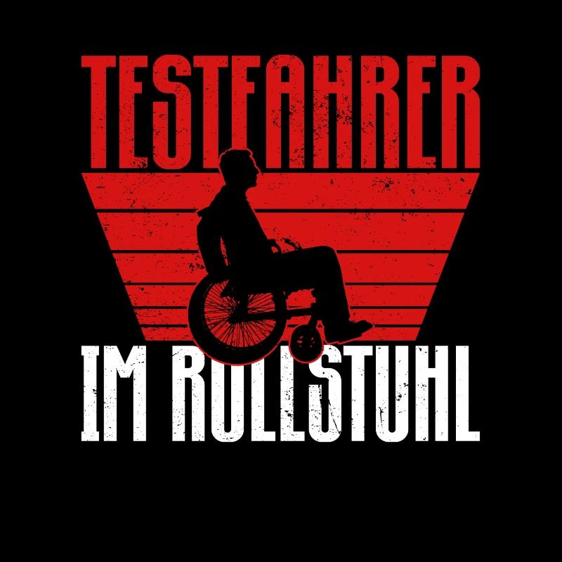 Testfahrer Im Rollstuhl - Rollstuhlfahrer