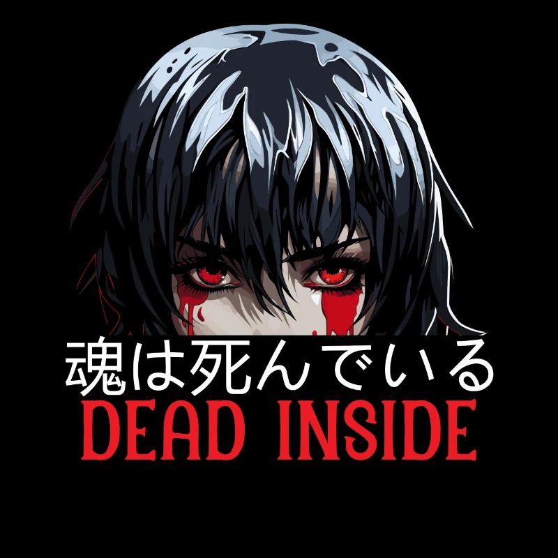 Dead Inside Sarcastic Gothic Skeleton Halloween