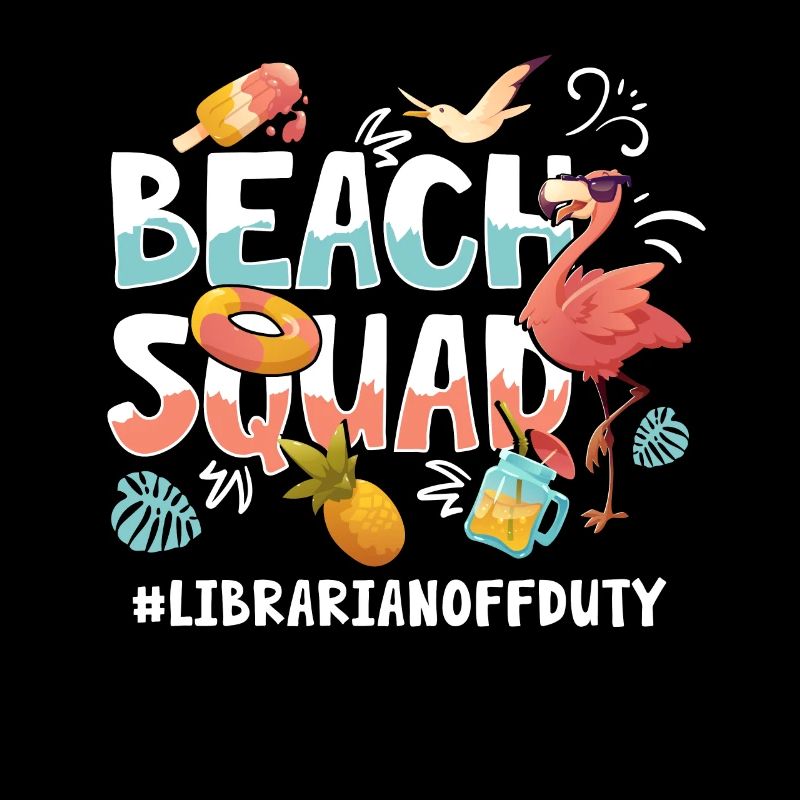 Librarian Vacation Beach Group