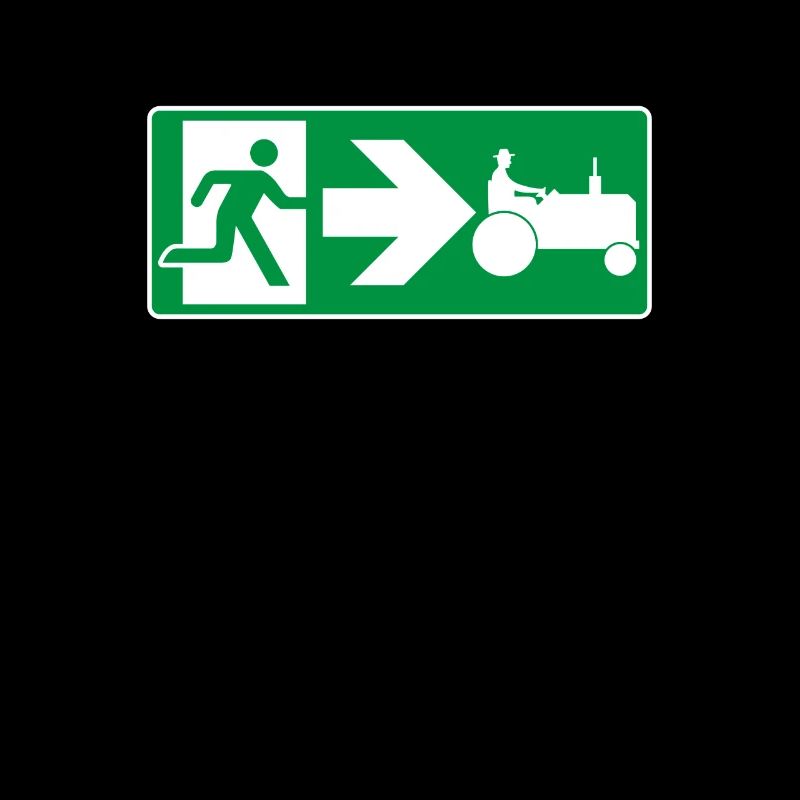 Emergency Exit Tractor Tractor Driver