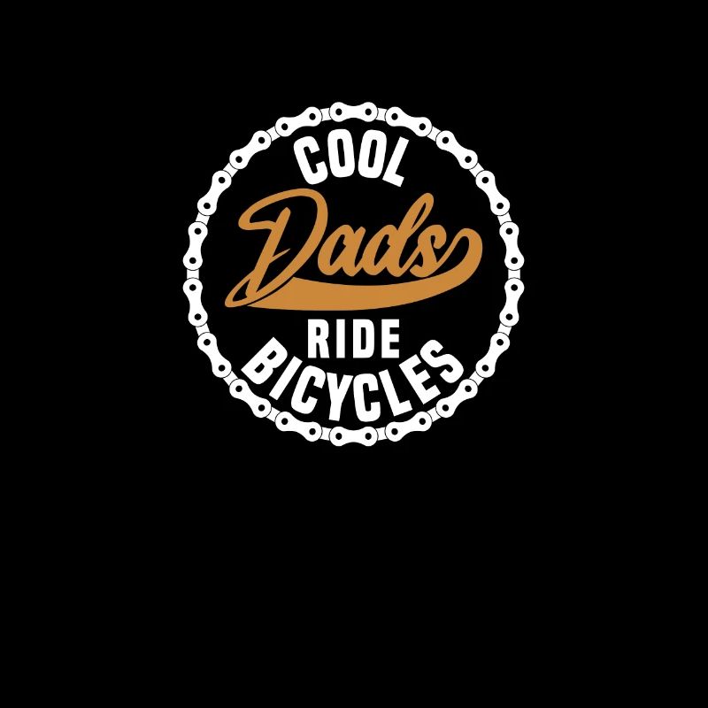 Cool dads ride bicycles
