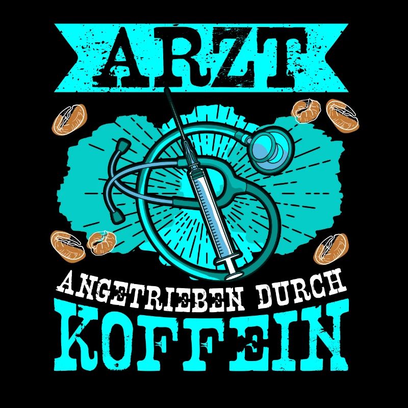 Arzt Doktor Angetrieben durch Koffein