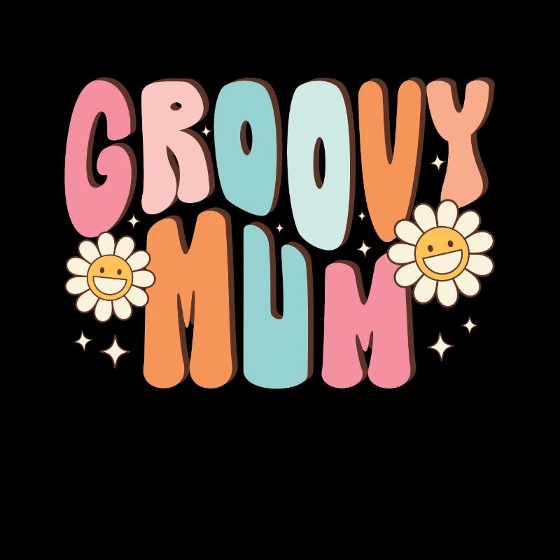 Groovy Mutter Passende Familie Am 1. Geburtstag