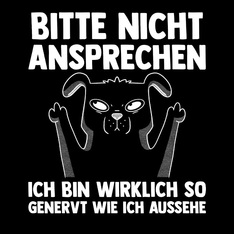 Bitte Nicht Ansprechen Hund