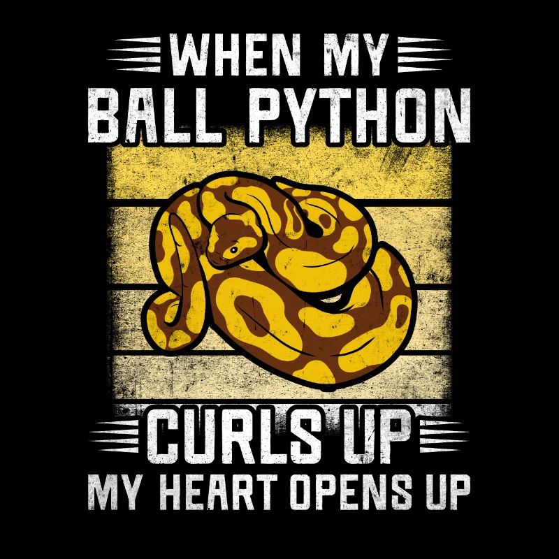 I Love My Banana Ball Python Schlange Königspython