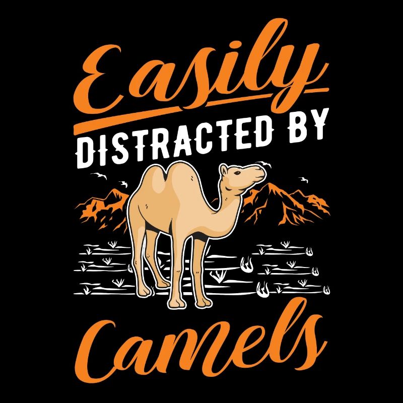 Facilement distrait par les chameaux Big Camel Camel