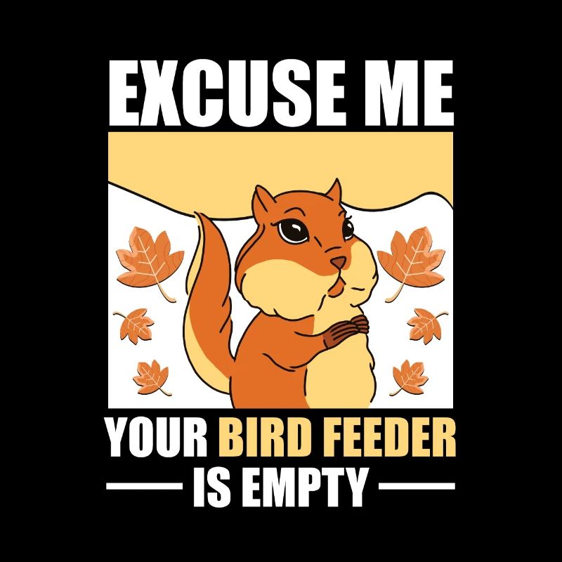 Chipmunk Excuse Me Your Bird Feeder Is Empty Fores