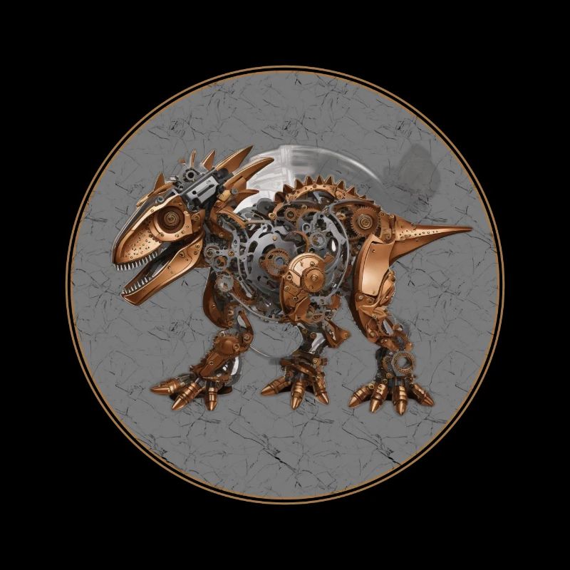 steampunk dinosaur