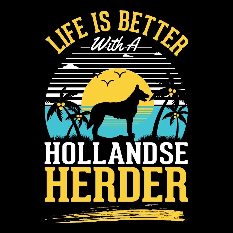 Das Leben ist ist mit einem Hollandse Herder