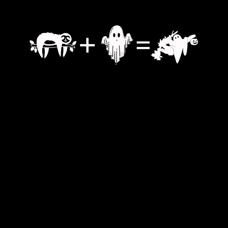 Sloth + Ghost = Halloween Ghost Sloth