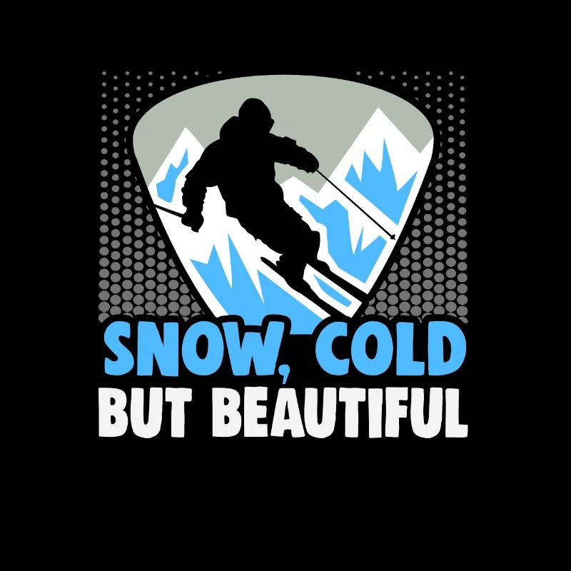 Skieurs Neige, froid mais beau Ski