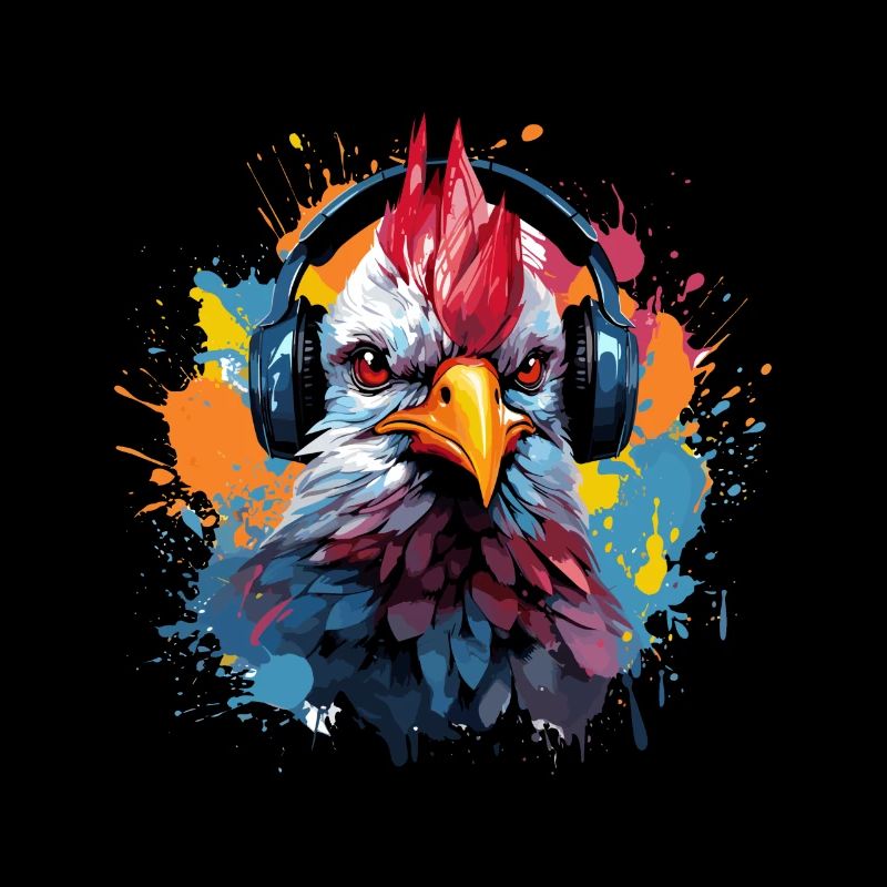 Casque d’écoute Chicken Rooster