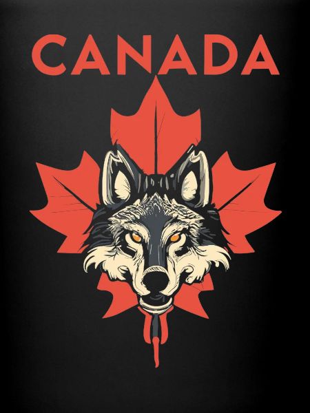 Canada Wolf Feuille d’érable