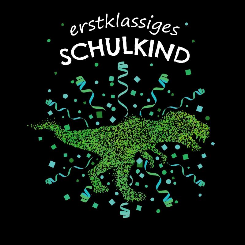 Erstklässler Schulanfänger T-Rex Dinosaurier Dino