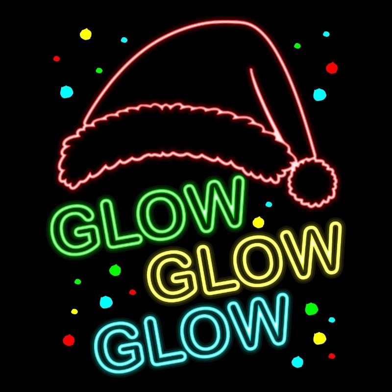 Glow Glow Glow Glowing Santa Hat