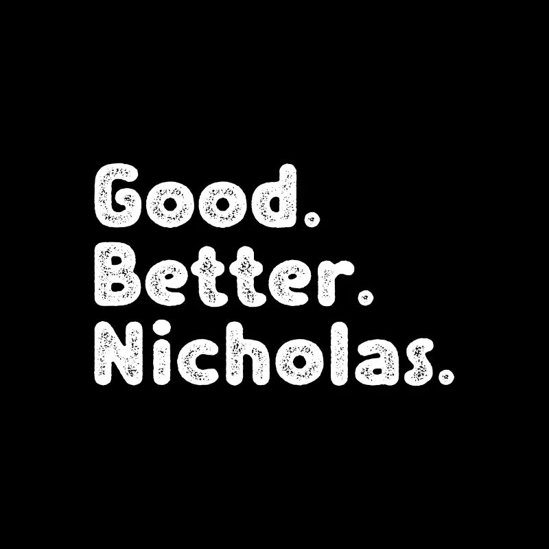 Bon mieux Nicolas