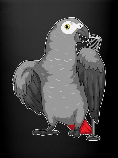 Parrot Singer Microphone Singing