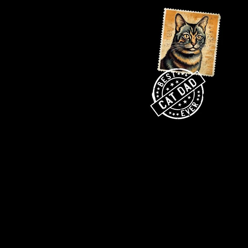 Chats, papa, chat, timbre de chat, papas de chat