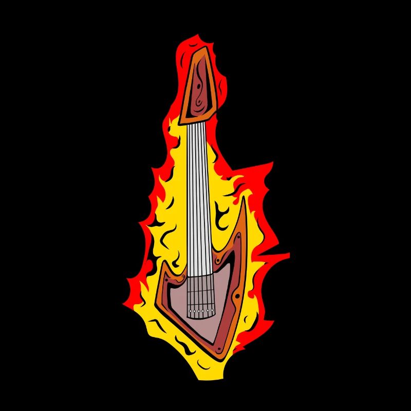 Cool Burning Guitar