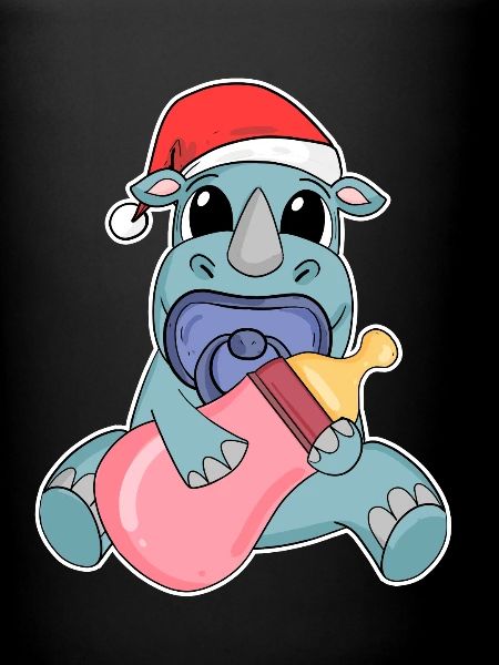 Rhinocéros Bébé Noël