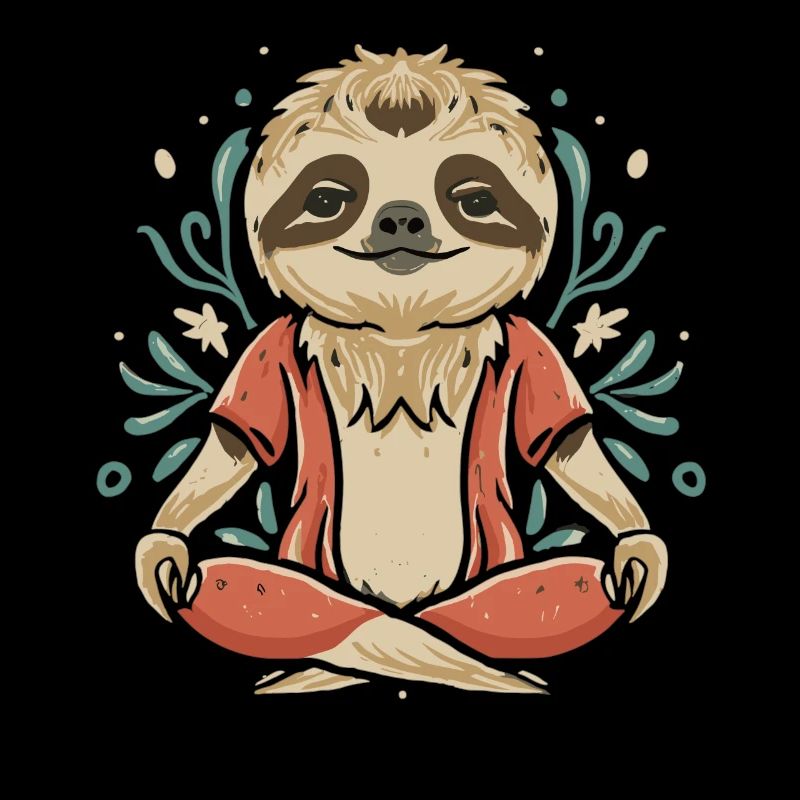 Sloth Yoga: Serenity Meets Pose