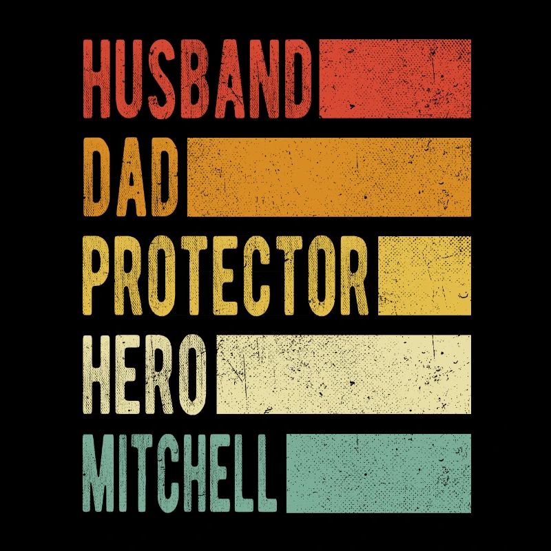 Mitchell Name Papa Geschenk