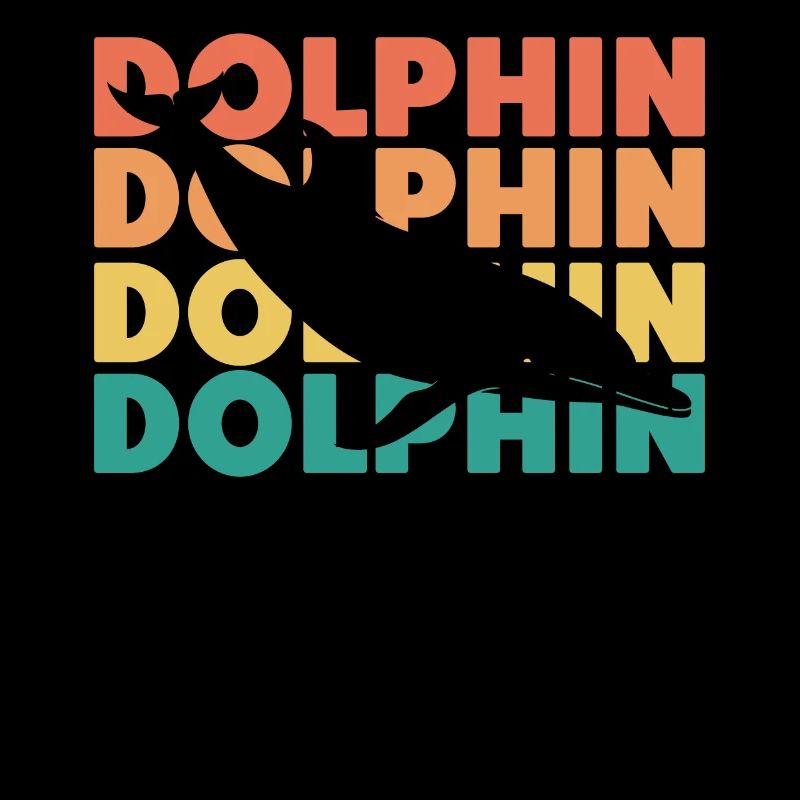 Dolphin Retro Vintage Dolphin