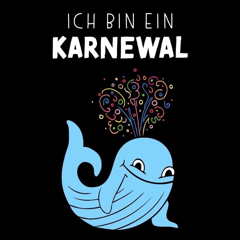 Ich bin ein Karnewal Karneval Konfetti Karnevalfan