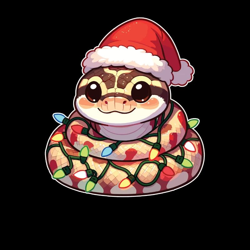 Santa Hat Christmas Fairy Lights Python