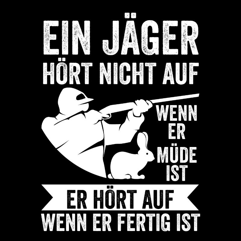 Hasenjäger Hasenjagd Kaninchenjagd Jäger