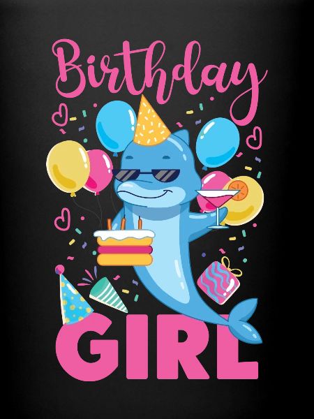 Dauphin Anniversaire Anniversaire Fille