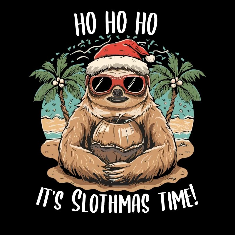 Tropical Christmas: Sloth & Coconut