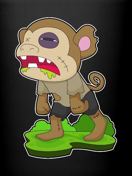 Singe Halloween Zombie
