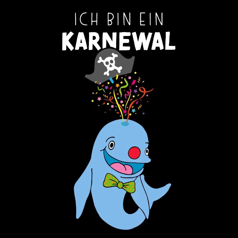 Ich bin ein Karnewal Karneval Konfetti Pirat Jeck
